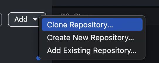  clone repository button 